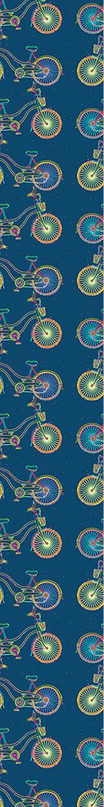 patterned-wallpaper-whimsical-bicycles