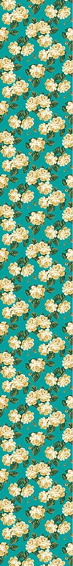 patterned-wallpaper-vintage-rose-bouquet