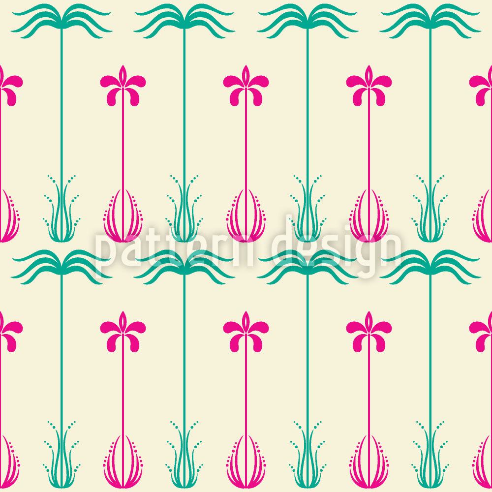 patterned-wallpaper-sandflowers