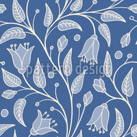patterned-wallpaper-bluebells-fantasy