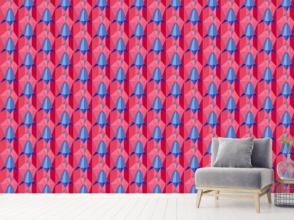 patterned-wallpaper-bluebells-geometry