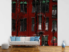 photo-wallpaper-red-house-reflections