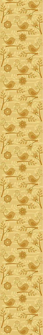 patterned-wallpaper-golden-birdsong