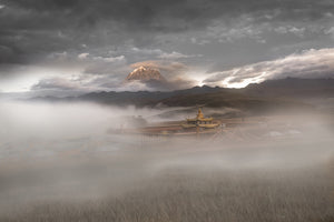 photo-wallpaper-muya-pagoda-and-yala-snow-mountain-x