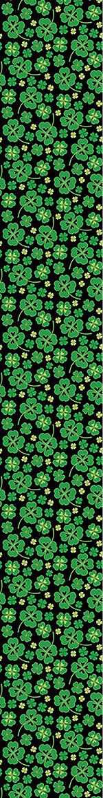 patterned-wallpaper-lucky-clover-on-black