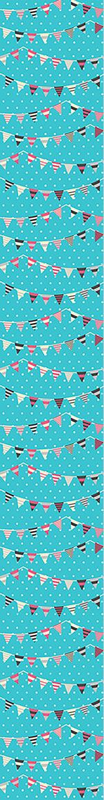 patterned-wallpaper-garlands-on-polkadots