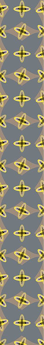 patterned-wallpaper-crossed-ovals