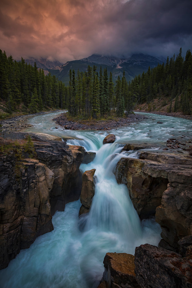 photo-wallpaper-sunwapta-falls