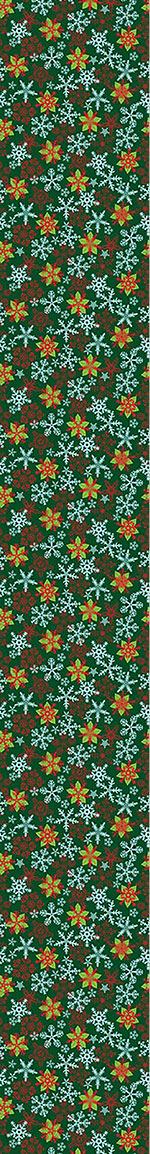 patterned-wallpaper-christmas-crystals-green