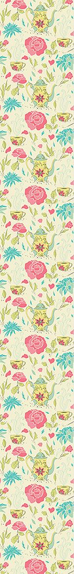 patterned-wallpaper-tea-party-in-the-garden