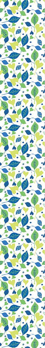 patterned-wallpaper-cheerful-leaf-mix