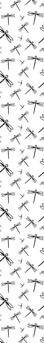 patterned-wallpaper-dragonfly-swarm