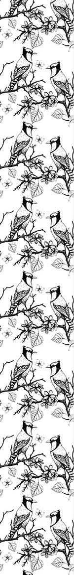 patterned-wallpaper-birds-on-branches