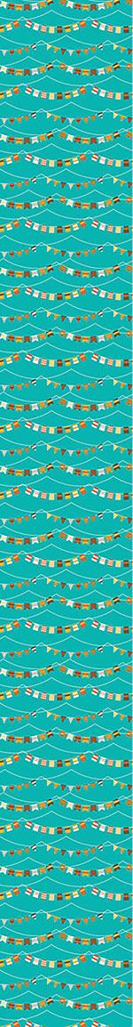 patterned-wallpaper-garlands-and-waves