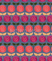 patterned-wallpaper-rows-of-roses