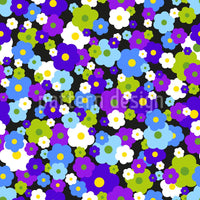 patterned-wallpaper-flower-dream-in-a-retro-dress