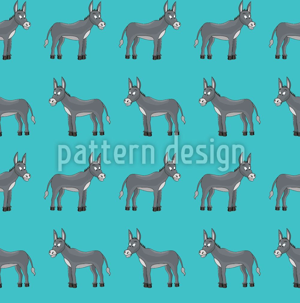 patterned-wallpaper-donkey-smile