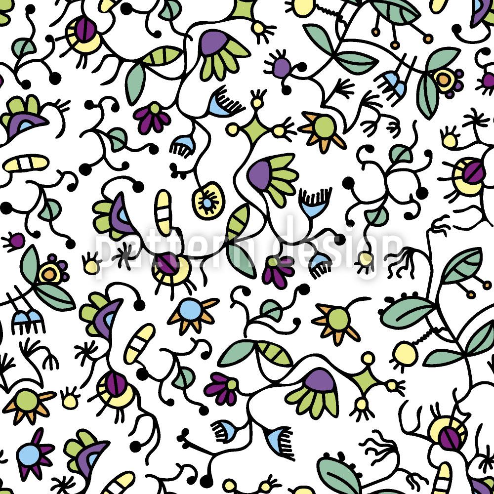 patterned-wallpaper-doodle-flora