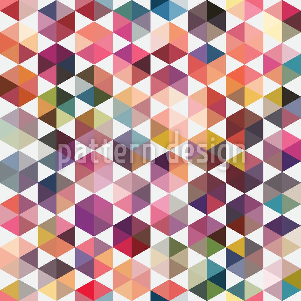 patterned-wallpaper-hexagon-facets