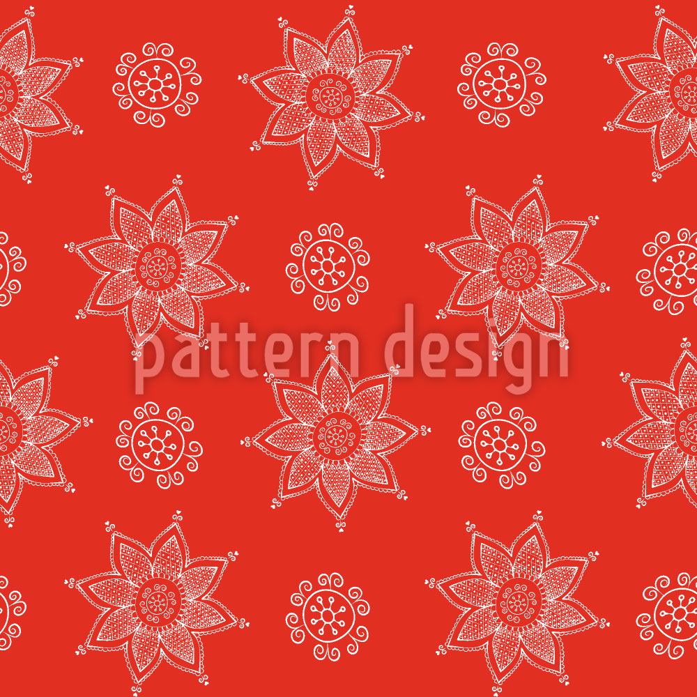 patterned-wallpaper-indian-flower-christmas