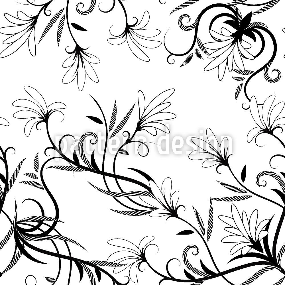 patterned-wallpaper-growing-tendril