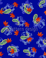 patterned-wallpaper-paisley-leaf-melange