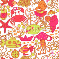 patterned-wallpaper-happy-yellow-submarine