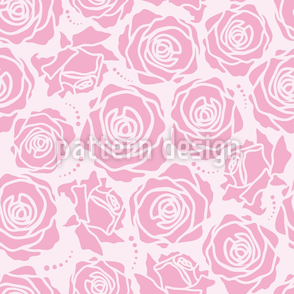 patterned-wallpaper-rose-blossoms-lilac