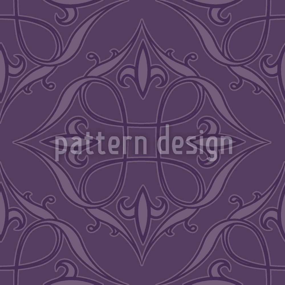 patterned-wallpaper-renaissace-in-purple