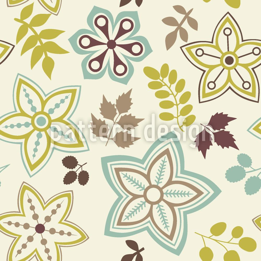 patterned-wallpaper-leaf-and-flower-are-harbingers-of-spring