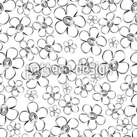 patterned-wallpaper-flower-sketches