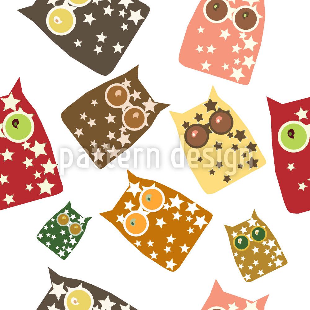 patterned-wallpaper-owl-show