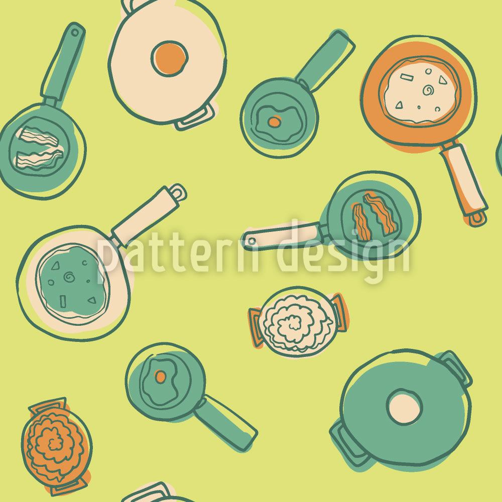 patterned-wallpaper-pots-and-pans