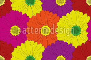 patterned-wallpaper-gerbera