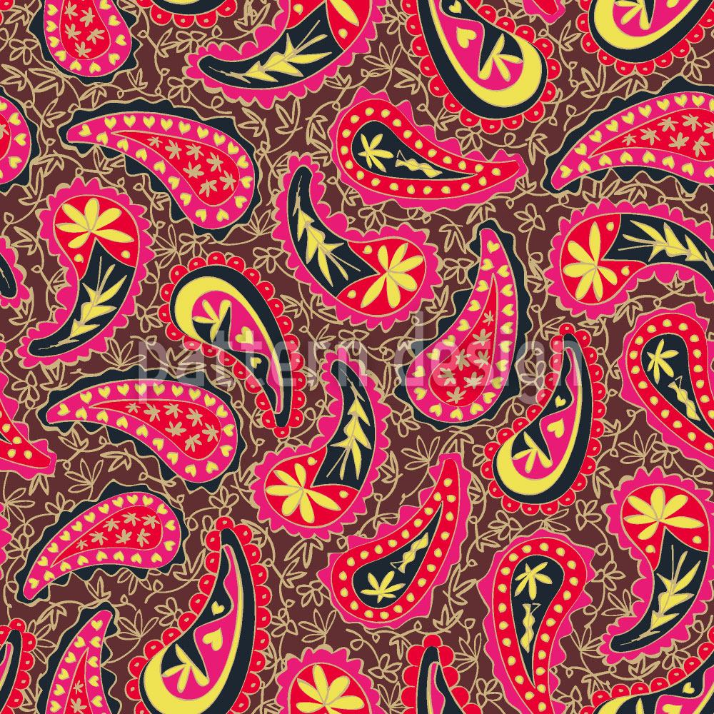 patterned-wallpaper-colourful-paisley