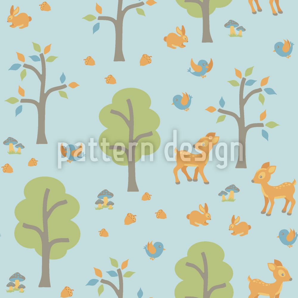 patterned-wallpaper-friendly-forest