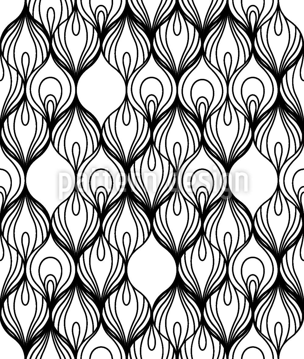 patterned-wallpaper-african-filaments-black-and-white