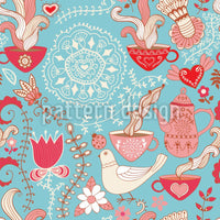 patterned-wallpaper-tea-party