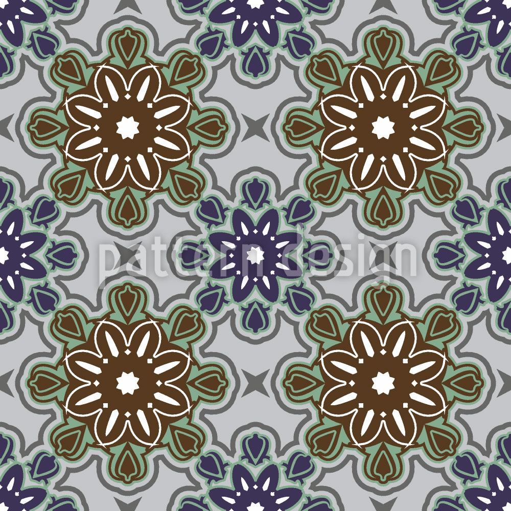 patterned-wallpaper-castleflowers