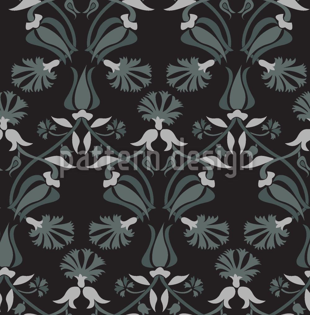 patterned-wallpaper-tulip-and-carnation