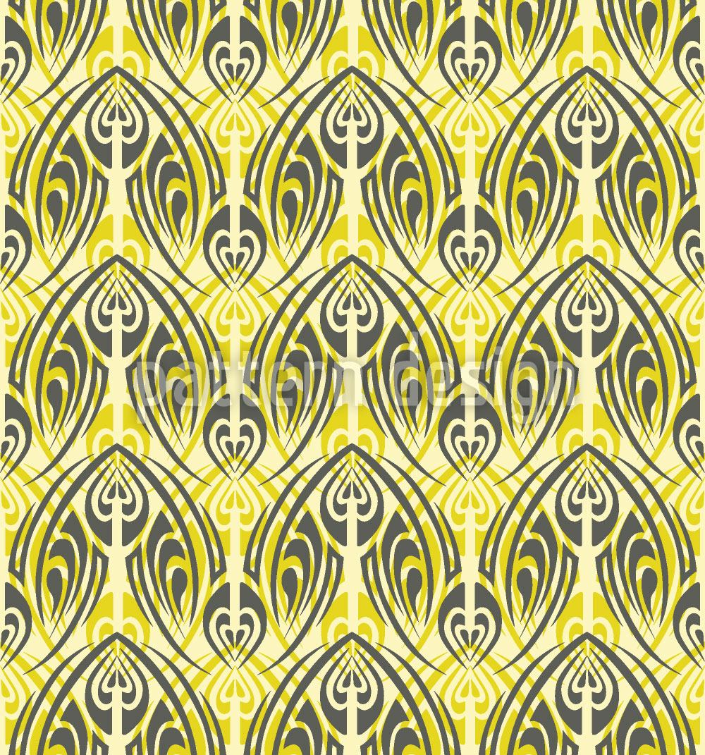 patterned-wallpaper-lightgreen-maori