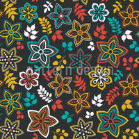 patterned-wallpaper-flowers-and-leaf-fantasy-one-summer-night