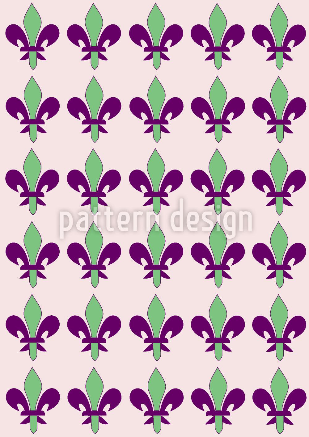 patterned-wallpaper-fleurs-de-lis-printemps