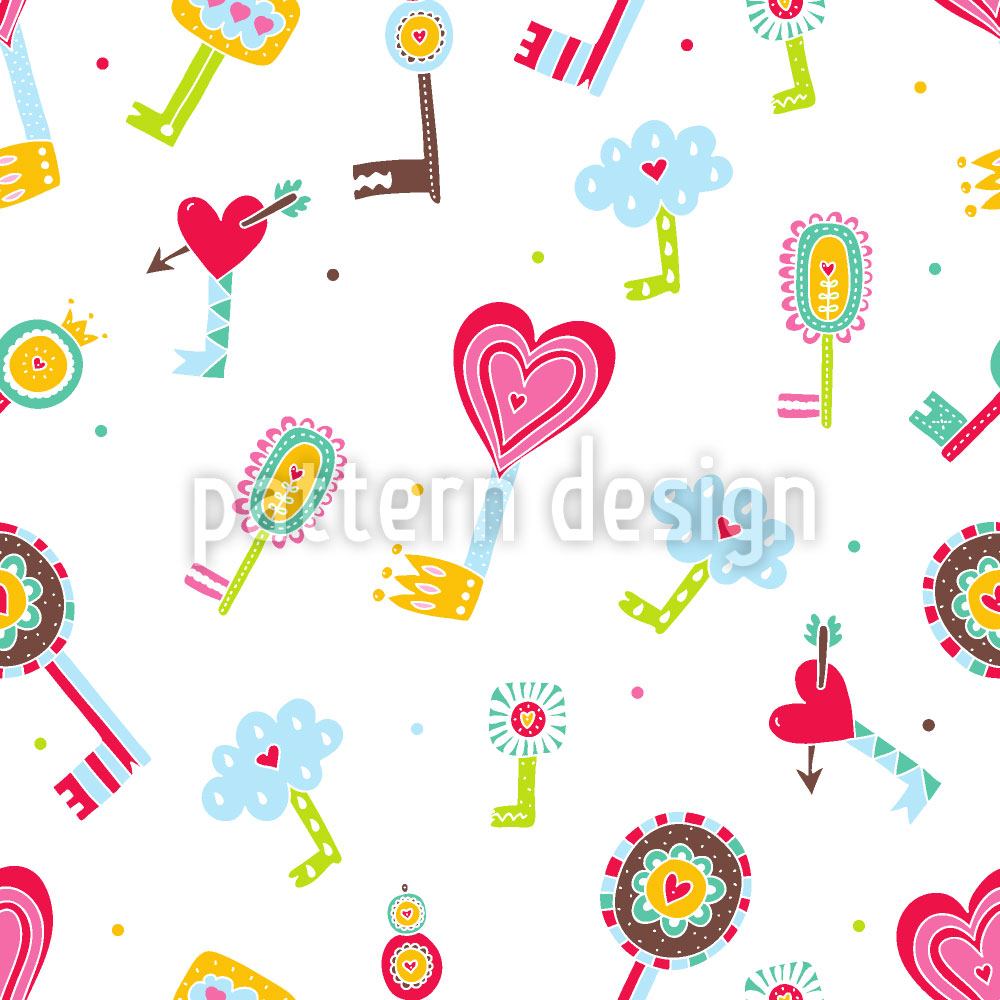 patterned-wallpaper-the-keys-to-the-childrens-hearts