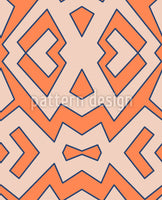 patterned-wallpaper-afrorange