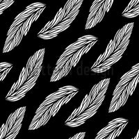 patterned-wallpaper-feathers-in-the-dark