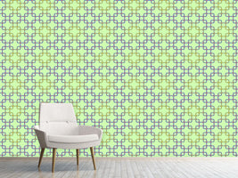 patterned-wallpaper-connection-of-squares