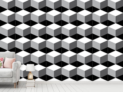 patterned-wallpaper-cube-on-black