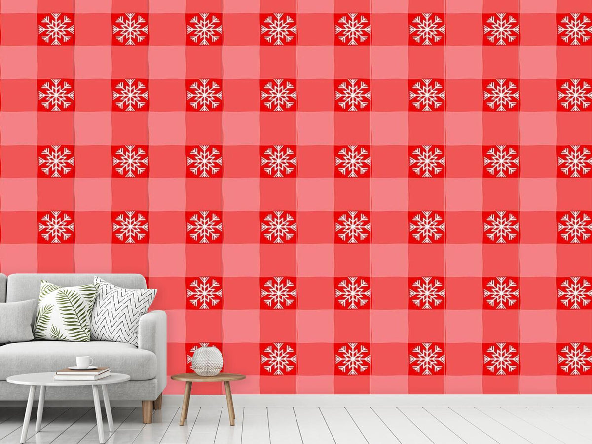 patterned-wallpaper-christmas-tartan