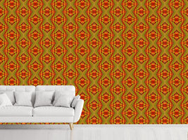 patterned-wallpaper-chequered-swirls